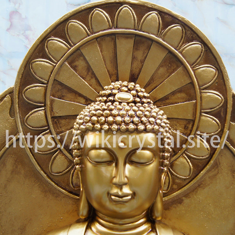 Creative Buddha statue fountain Buddha head flowing water ornaments entrance living room office restaurant humidifier home decoration