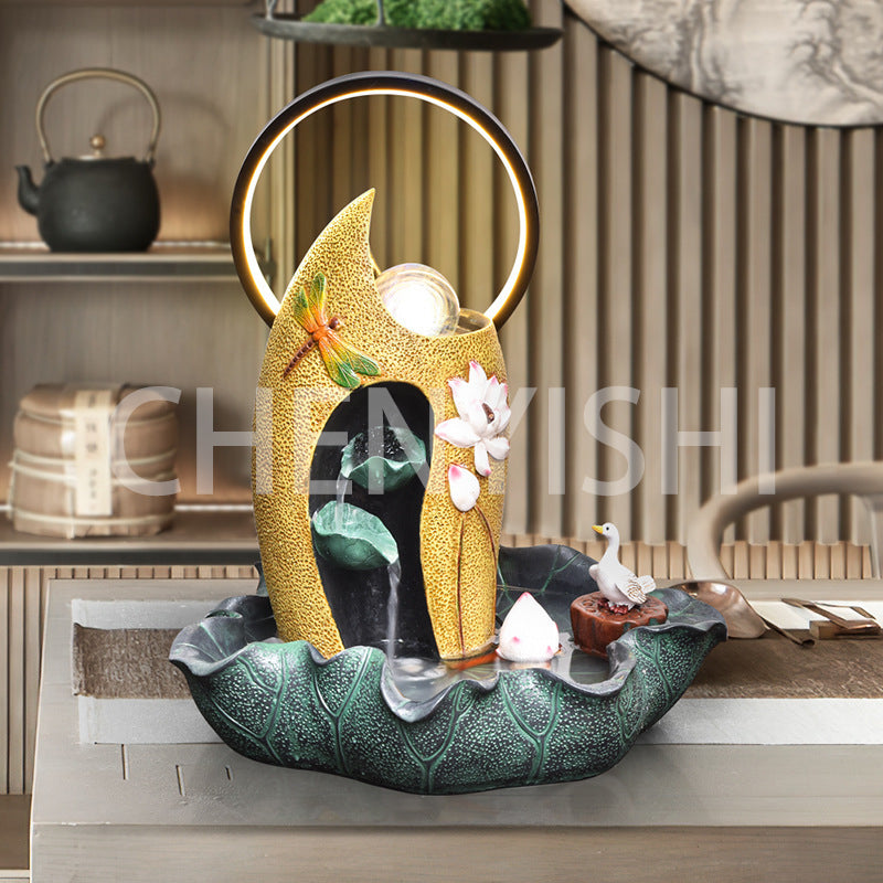 CHENYISHI Lotus desktop feng shui wheel