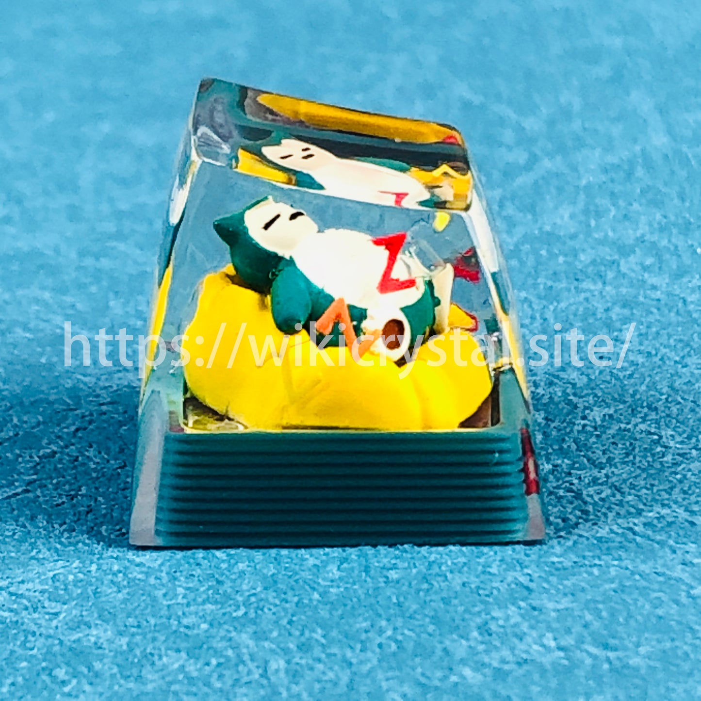 Snorlax Custom 1U Pokemon Keycap, Liquidate Artisan Anime Cherry MX Keycaps