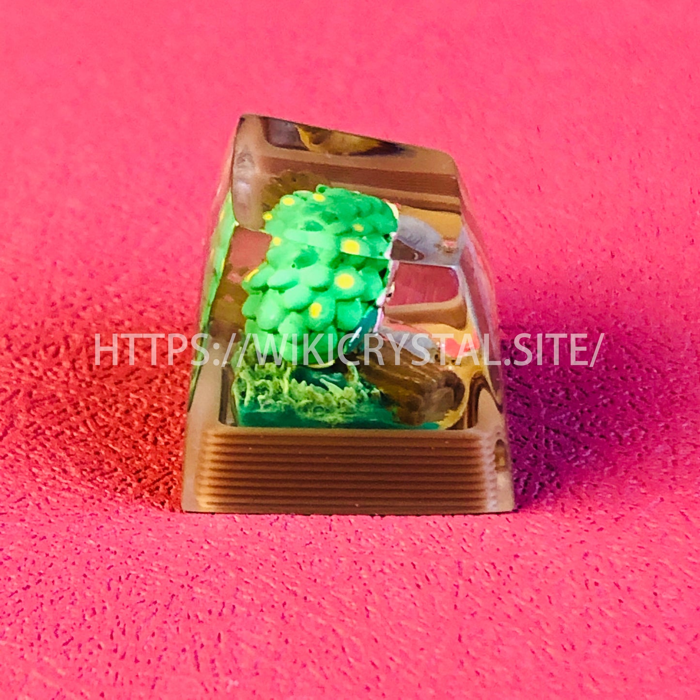 Shaymin custom craftsman keycaps, Pokemon resin keycaps, anime Cherry MX keycaps