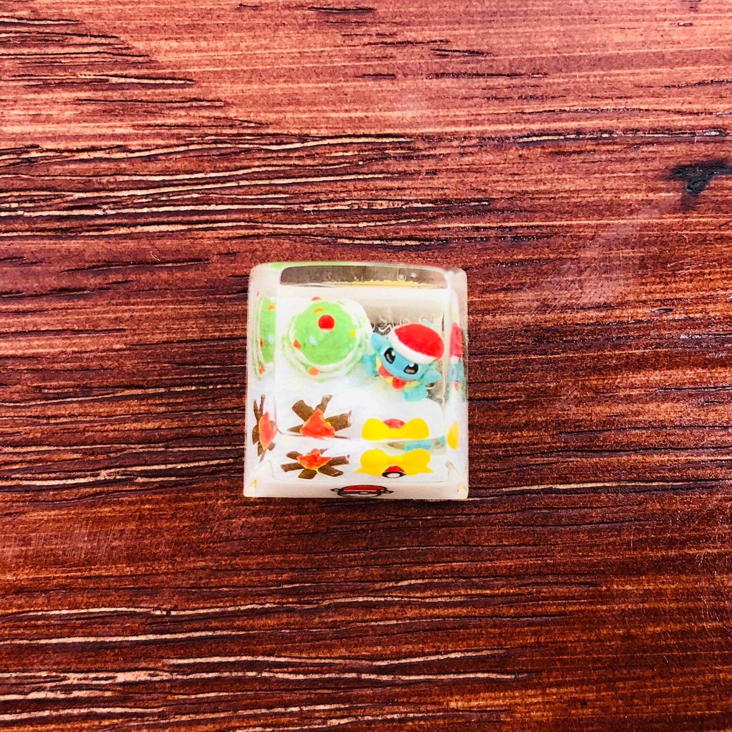 Squirtle Christmas Custom 1U Keycaps, Pokemon Christmas Keycap, Cute FILCO Keycap, Artisan Keycap Anime, Xmas Gift