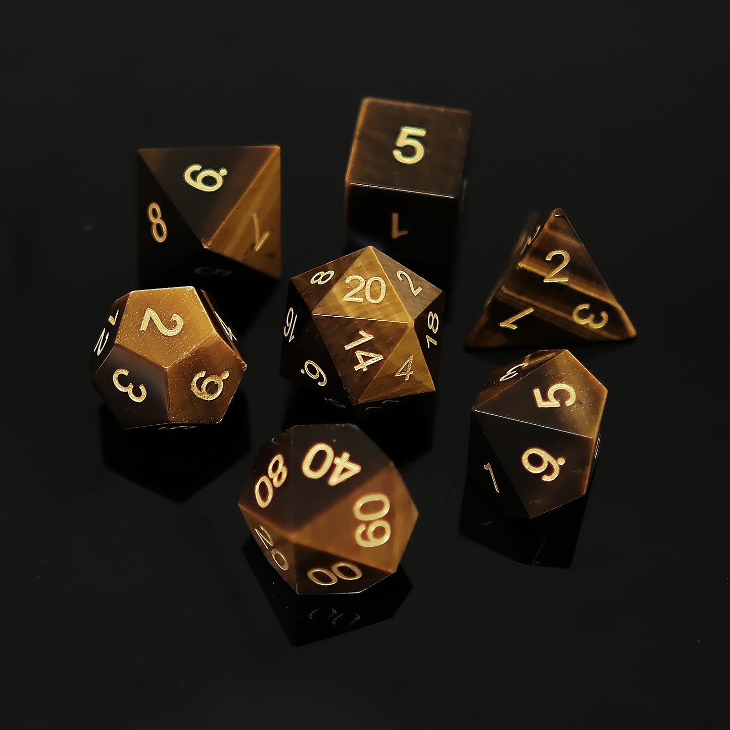 Gemstone Dice Set RPG Game DND Game Dice