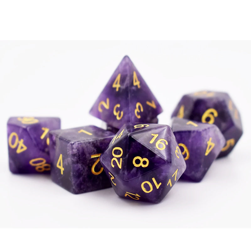 Gemstone Dice Set RPG Game DND Game Dice