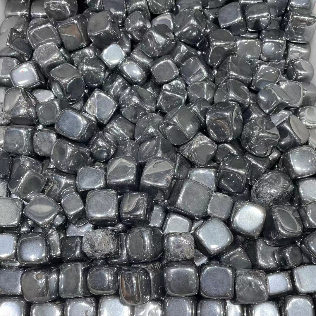 Natural Polished Hematite Stone Mineral Crystal Tumbled Stones