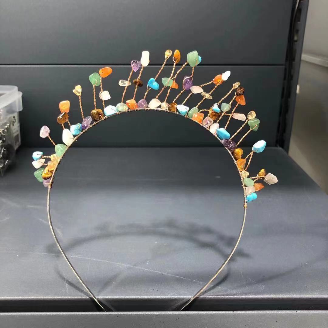 Banda para el cabello (citrino/amatista/colorida)