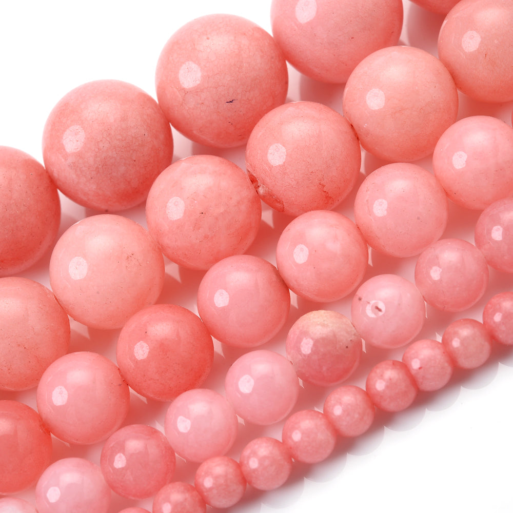 Cuentas de ágata roja para hacer joyas