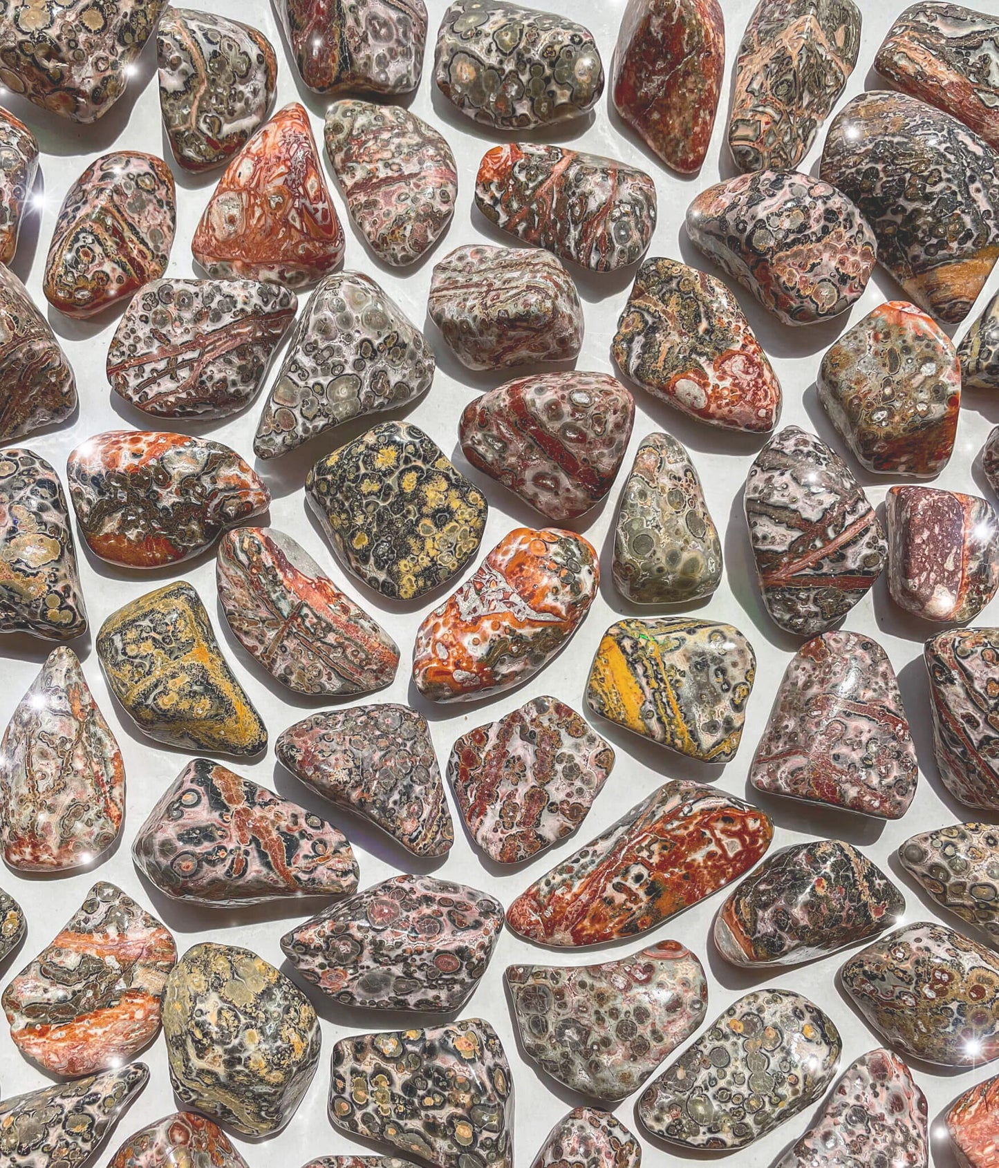 LEOPARD SKIN JASPER TUMBLED STONE