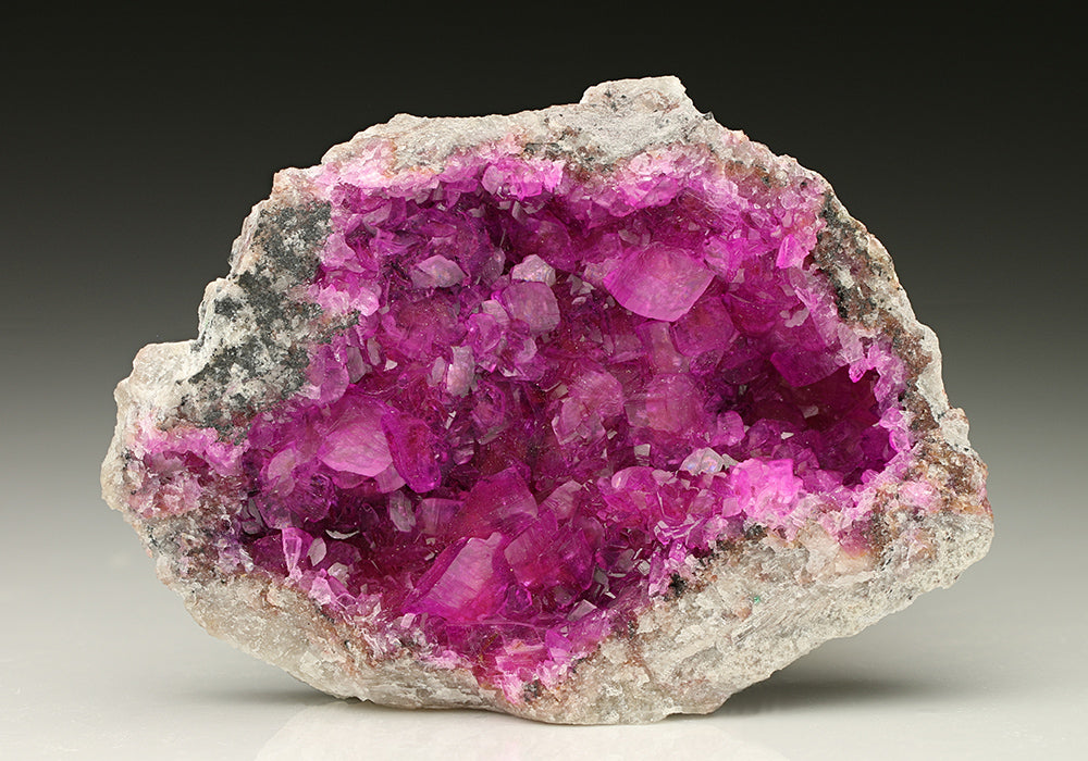 What are the pink crystals? What is the meaning of Cobaltoan calcite?