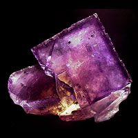 What are the purple crystals? What is the meaning of Purple fluorite?