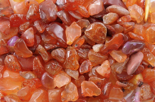 What are the red crystals? The Most Healing Crystal--The Red Tiger's Eye.