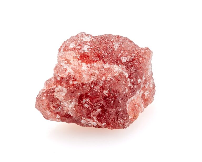 What are the pink crystals? What is the Strawberry quartz?