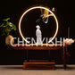 CHENYISHI Chinese Style Ornaments Large Ornaments For Living Room Creative Zen LED Lamp Circle Backflow Incense Burner