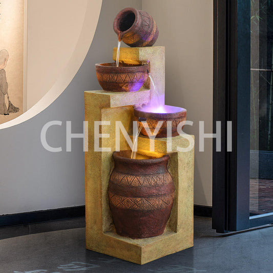 CHENYISHI European Style Water Fountain Living Room Balcony Indoor Courtyard Garden Layout Nordic Decoration Landscape