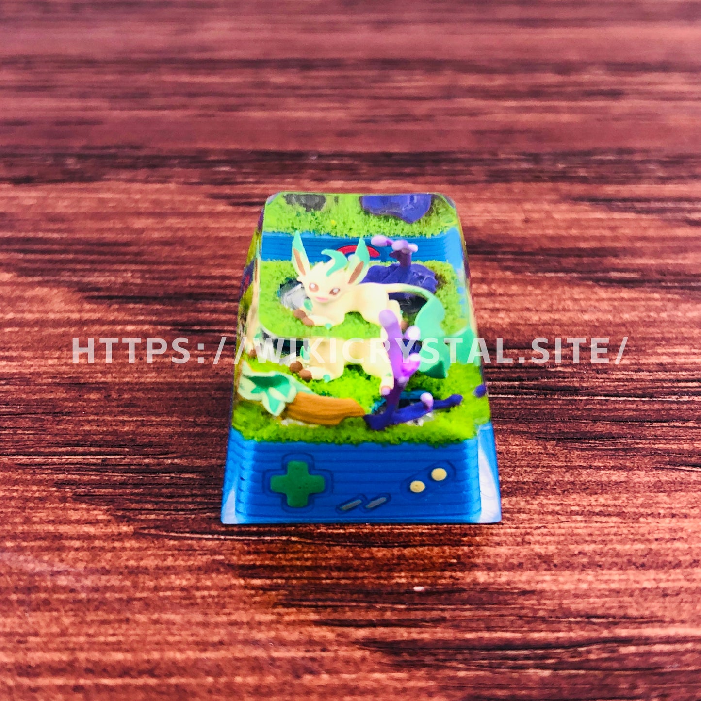 Teclas personalizadas de 1U de Pokémon Leafeon Teclas de Pokémon Teclas Liquidate Teclas Artisan Teclas Cherry MX de Anime