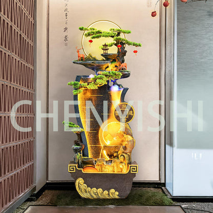 CHENYISHI Feng Shui Creative Decorative Landscape Circulating Water Floor-standing Ornaments Flowing Water Fountain