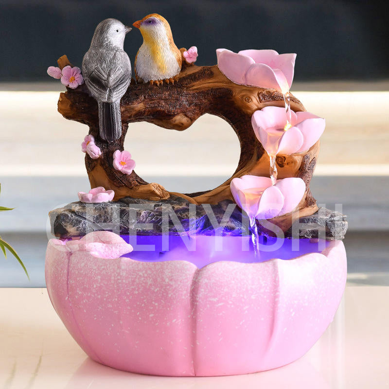 CHENYISHI Creative Flowing Water Living Room Office Decoration Ornaments For Girlfriends Colleagues Festivals Gifts Shop Souvenir Fountain