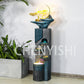 CHENYISHI Vertical Modern Outdoor Indoor Fountain Hotel Lobby House Yard Villa Manor Retro Cement Fountain Floor Decoration Flowing