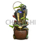 CHENYISHI Chinese Zen Style Flowing Water Wealth Ornaments Circulating Water Rockery Fountain Feng Shui Living Room Water Feature