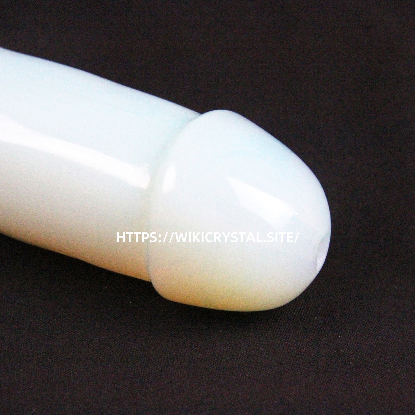 opalite crystal phallic pipe