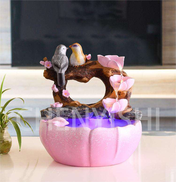 CHENYISHI Creative Flowing Water Living Room Office Decoration Ornaments For Girlfriends Colleagues Festivals Gifts Shop Souvenir Fountain