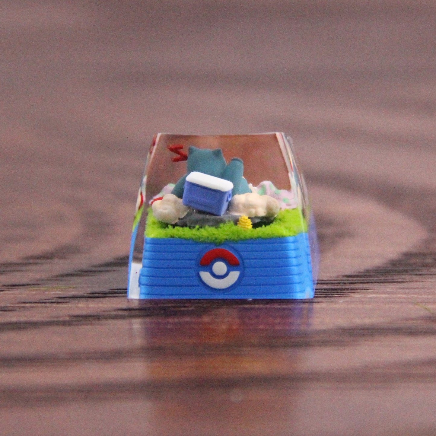 Pokemon Snorlax Custom 1U Keycaps Pokemon Keycap Liquidate keycap Artisan Keycap Anime Cherry MX Keycaps