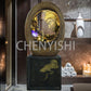 CHENYISHI Buddha Statue Fountain Flowing Water Ornaments Living Room Waterscape Buddha Head Room Office Company Zen Humidifier Decoration