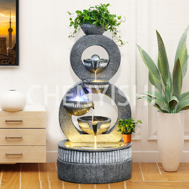 CHENYISHI European Luxury Gray Home Decor For Garden Lawn Yard Indoor And Outdoor Water Fountain Housewarming Gift Waterfalls