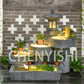 CHENYISHI Japanese Zen Garden Pastoral Courtyard Landscaping Layout Home Garden Balcony Terrace Water Fountain Fish Pond Landscape