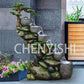 CHENYISHI Water Tank Rockery Flowing Water Fountain Small Fish Pond Balcony Outdoor Garden Layout Fortune Courtyard Circulation