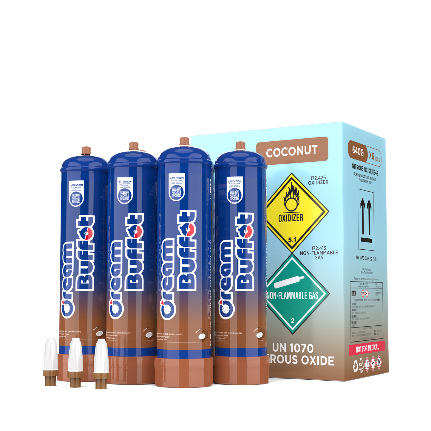 cream buffet 640g Whipped Cream Chargers Steel Construction whipped cream chargers