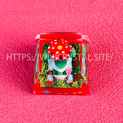 Tecla personalizada Pokémon Venusaur 1U Tecla Pokémon Tecla licuada Tecla artesanal Tecla anime Cherry MX Tecla roja