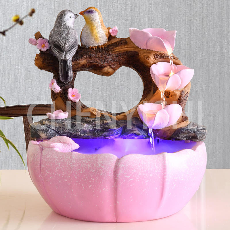 CHENYISHI Creative Flowing Water Living Room Office Decoration Ornaments For Girlfriends Colleagues Festivals Gifts Shop Souvenir Fountain