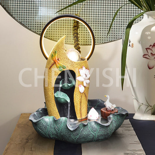 CHENYISHI Lotus desktop feng shui wheel