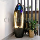 CHENYISHI Creative Circulating Water Ornaments Living Room Store Fortune Feng Shui Ball Transfer Ball Fountain Rockery LED Water Feature