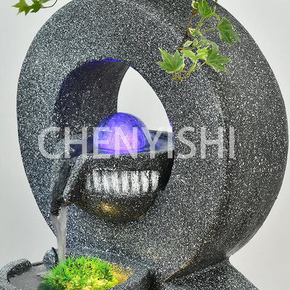 CHENYISHI European Luxury Gray Home Decor For Garden Lawn Yard Indoor And Outdoor Water Fountain Housewarming Gift Waterfalls