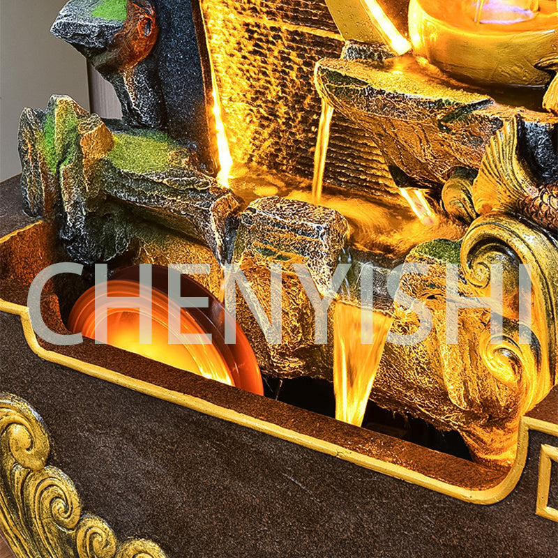 CHENYISHI Feng Shui Creative Decorative Landscape Circulating Water Floor-standing Ornaments Flowing Water Fountain