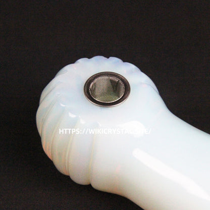 opalite crystal phallic pipe