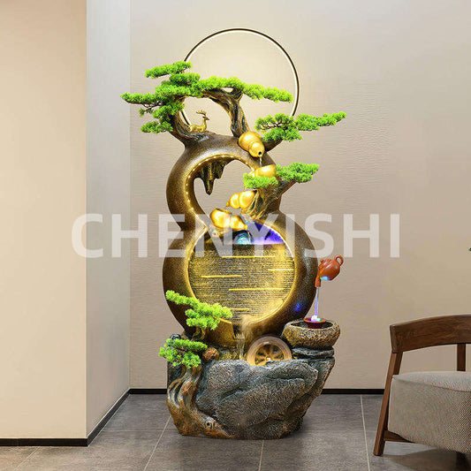 CHENYISHI Flowing Water Ornaments Creative Fountain Living Room Desktop Other Home Decoration