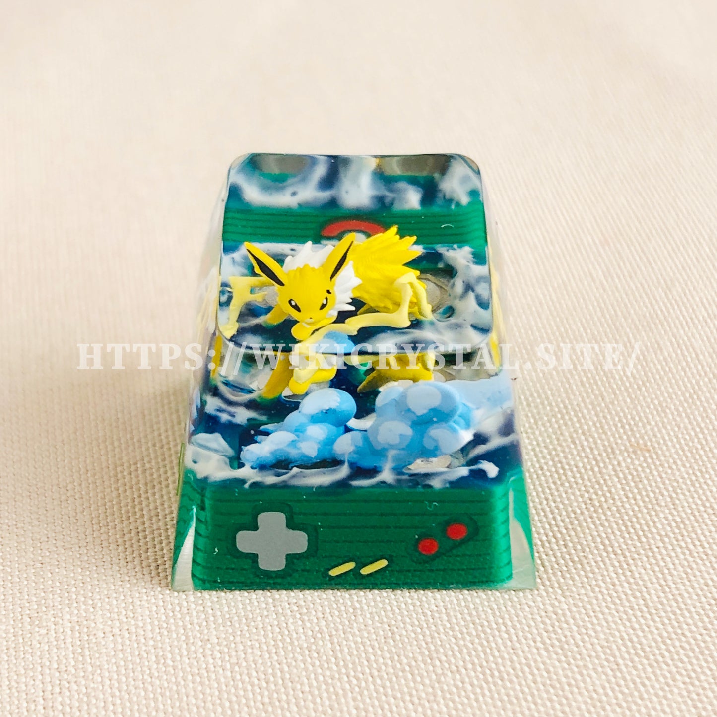 Teclas personalizadas 1U de Pokémon Jolteon Teclas de Pokémon Tecla Liquidate Teclas Artisan Teclas Cherry MX de Anime