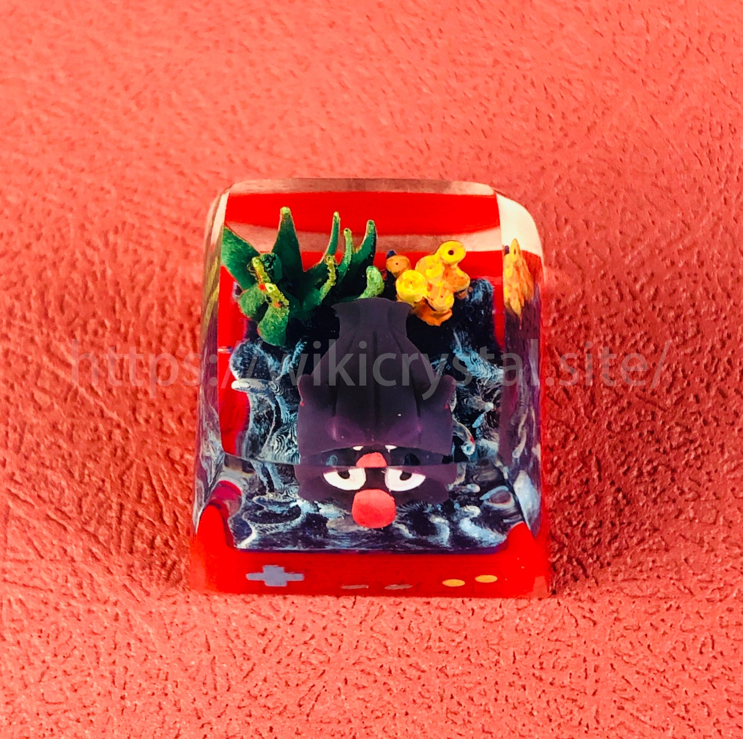 Teclas de resina personalizadas de 1U de Pokémon de Shellder Teclas Cherry MX de Liquidate Artisan Anime