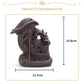 Dragon Censer Pterosaur Backflow Ceramic Backflow Incense Holder Stand Flying Dragon Zen Home Incense Burner