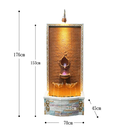 نافورة مياه كبيرة على الطراز الأوروبي من CHENYISHI، نافورة مياه متدفقة، متجر هدايا الترحيب بالمنزل في أوروبا، شلالات بالجملة 