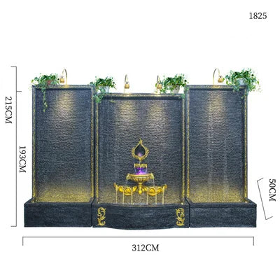 نافورة مياه كبيرة على الطراز الأوروبي من CHENYISHI، نافورة مياه متدفقة، متجر هدايا الترحيب بالمنزل في أوروبا، شلالات بالجملة 