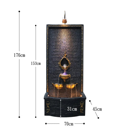 نافورة مياه كبيرة على الطراز الأوروبي من CHENYISHI، نافورة مياه متدفقة، متجر هدايا الترحيب بالمنزل في أوروبا، شلالات بالجملة 