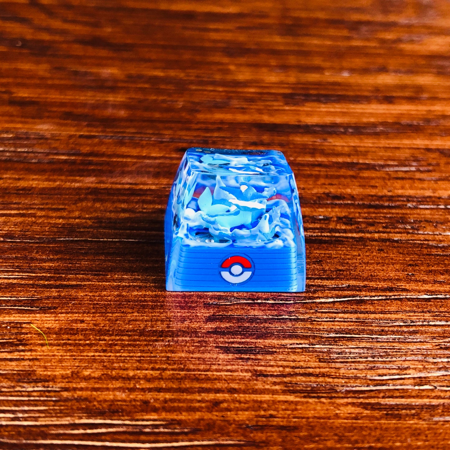 Teclas de Pokémon Vaporeon 1U, tecla de Pokémon personalizada, tecla de Vaporeon, tecla linda de FILCO, tecla artesanal de anime, teclas Cherry MX