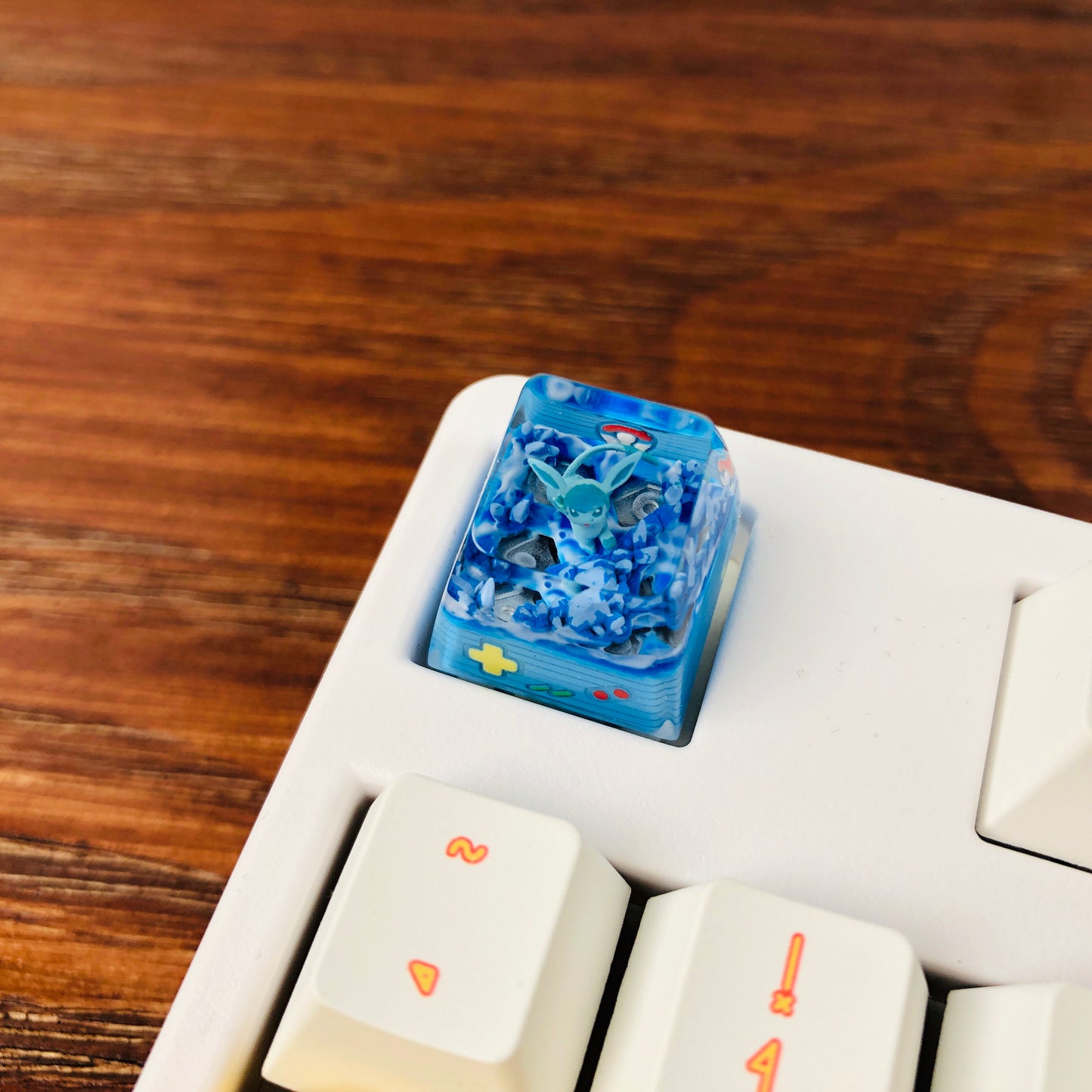 Pokemon Glaceon 1U Keycaps, Custom Pokemon Keycap, Glaceon Keycap, Cute FILCO Keycap, Artisan Keycap Anime, Cherry MX Keycaps