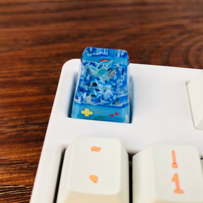 Pokemon Glaceon 1U Keycaps, Custom Pokemon Keycap, Glaceon Keycap, Cute FILCO Keycap, Artisan Keycap Anime, Cherry MX Keycaps