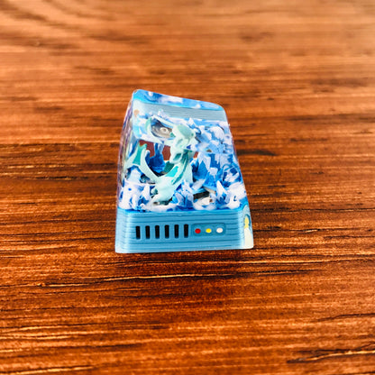 Pokemon Glaceon 1U Keycaps, Custom Pokemon Keycap, Glaceon Keycap, Cute FILCO Keycap, Artisan Keycap Anime, Cherry MX Keycaps