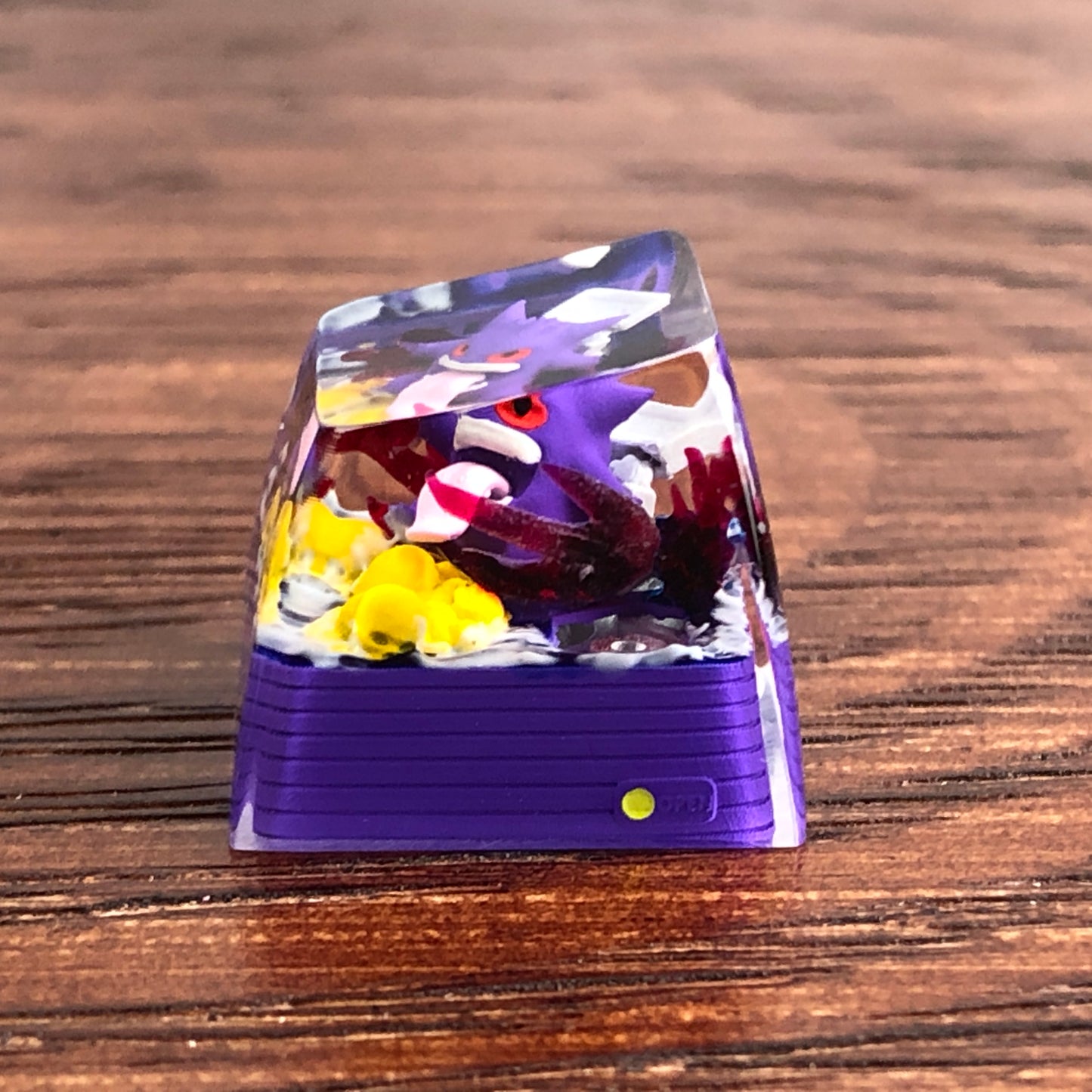 Teclas personalizadas Gengar de Pokémon en 1U Teclas de Pokémon Teclas Liquidate Teclas Artisan Teclas Cherry MX de Anime