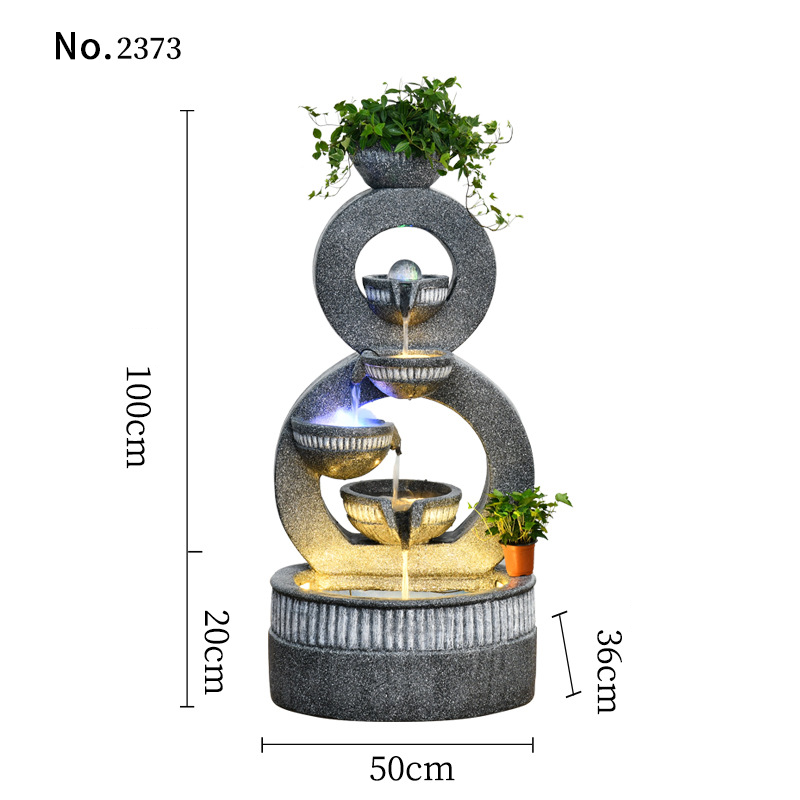 CHENYISHI European Luxury Gray Home Decor For Garden Lawn Yard Indoor And Outdoor Water Fountain Housewarming Gift Waterfalls